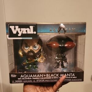 Funko VYNL.: DC Universe - 2 Pack - Aquaman & Black Manta Brand NEW